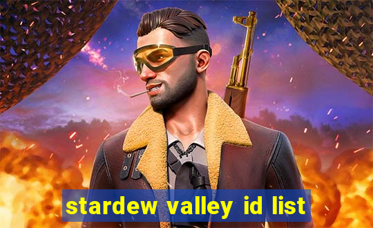 stardew valley id list